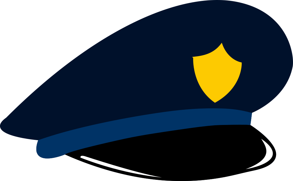 OnlineLabels Clip Art - Police Cap